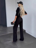 Women's Fashion Chic Casual Long Sleeve Two-Piece Pants Set