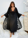 Women Sexy Beach Dress White Cover-up Lace Maxi Dress