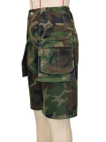 Women Pocket Camouflage Cargo Pants