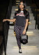 Women Color-Blocked Short-Sleeved Printed Top and Pants Two-Piece Set