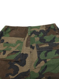 Women Pocket Camouflage Cargo Pants