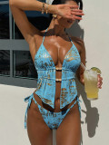 Women Sexy Bikini Spa Beach Holidays Two Pieces Swimsuit Swimsuits