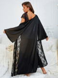 Women Sexy Beach Dress White Cover-up Lace Maxi Dress