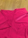 Plus Size Women Summer Elegant Solid Slash Shoulder Dress