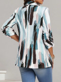 Women Casual Geometric Elegant Button Blazer