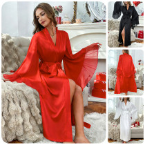 Plus Size Sexy Bell Bottom Sleeve Robe Plus Size Sexy Bell Bottom Sleeve Robe