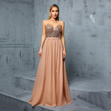 Summer Women's Chic Formal Party Strap Evening Dress