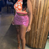 Spring Women's Sexy Irregular Mini Skirt