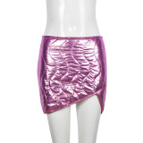 Spring Women's Sexy Irregular Mini Skirt