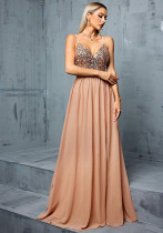 Summer Women's Chic Formal Party Strap Evening Dress