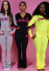 Women Letter Print Long-Sleeved Top and Pants Two-Piece Set