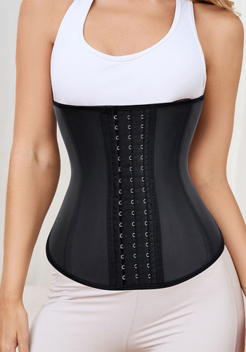 Women Dance Fitness Fitted Latex Waist Belt Waist trainer belt