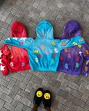 Men's American Letter Print Zipper Hoodies