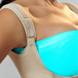 Women hot zipper double-layer steel bone shaping top shaping vest