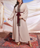 Plus Size Women Spring/Autumn Elegant Dress