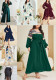 Plus Size Women Spring/Autumn Printed Dress