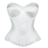 Women's Wedding Strapless White Shaping Corset