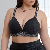 Women's Plus Size Lace Comfort Bra