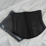 Women Dance Fitness Fitted Latex Waist Belt Waist trainer belt