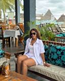 Women's Casual Solid Color Cardigan Shirt & Shorts Set