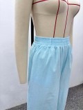 Women's Plus Size Casual Long Sleeve Turndown Collar African Two-Piece Pants Set