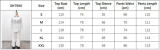 Women's Chic Plus Size Solid Color Lace-Up African Two-Piece Pants Set