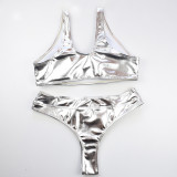 Women's Shiny Bikini Swimsuit