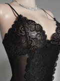 Women Sexy Lace Home Slip Nightgown