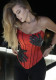 Women Spring/Summer Color Block Sexy Beaded Lace-Up Strapless Top