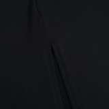 Autumn Women's Solid Color Strap Bodycon Dress