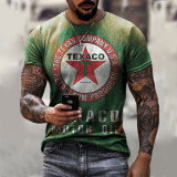 Summer Men’s Retro Casual Printed Short Sleeve T-Shirt