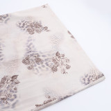 Winter Women's Sexy Printed U-Neck Tie-Up Long Sleeve Slit Bodycon Dress