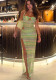 Women's Geometric Print Triangle One-Piece Swimsuit & Skirt Two-Piece Set