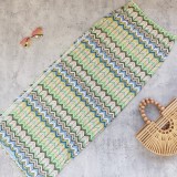 Women's Geometric Print Triangle One-Piece Swimsuit & Skirt Two-Piece Set