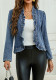 Spring/Autumn Women's Ruffle Denim Jacket