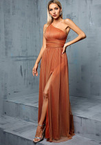 Women's One-Shoulder Formal Evening Gown Women's One-Shoulder Formal Evening Gown