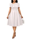 Women Sexy Solid Dress