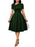 Women Sexy Solid Dress
