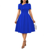 Women Sexy Solid Dress