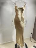 Women Backless Strap Dress