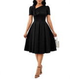 Women Sexy Solid Dress