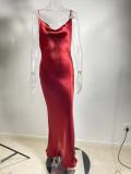 Women Backless Strap Dress