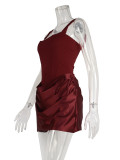 Women Strapless Mini Dress