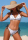 Women Sexy Polka Dot Bikini Two-Piece Swimwear