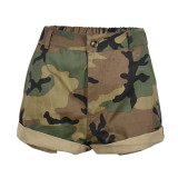 Summer Women's Sexy Camouflage Hot Shorts