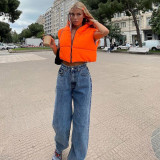 Autumn/Winter Women's Cotton Puffer Short Vest