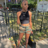 Summer Women's Sexy Camouflage Hot Shorts