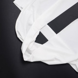Women's Fashion Solid Color Tight-Fitting Sleeveless Top Buckle Pants Set