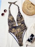 Women's Swimwear Tiger Print Sexy Bikini