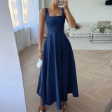 Women Strappy Evening Birthday Party Elegant Maxi Dress（Processing time need 3-6 days）